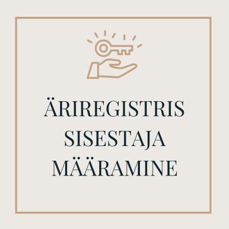 Äriregistris sisestaja määramine